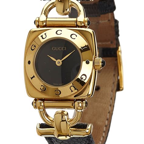 gucci horsebit watch brown|gucci1955.